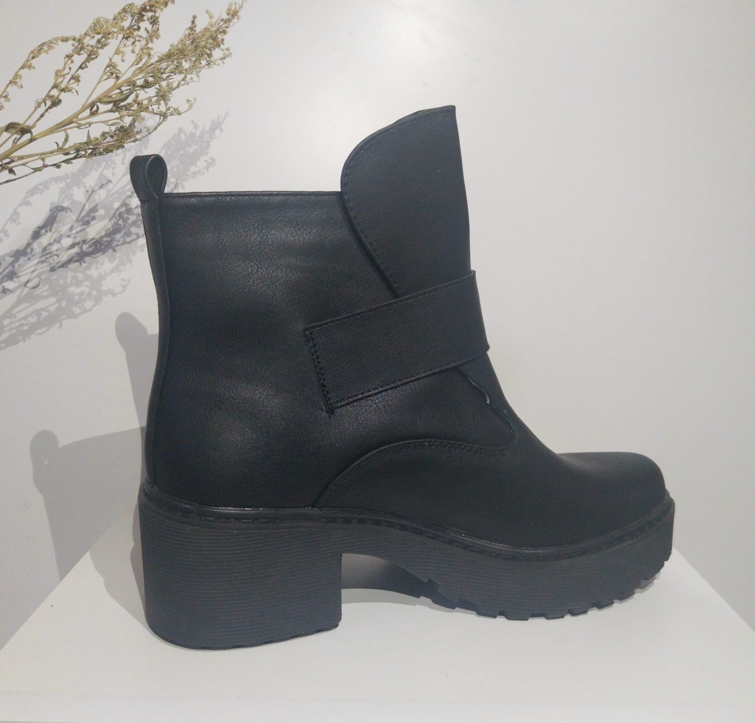 Botín Mujer New Walk Hebilla Negro 38_40