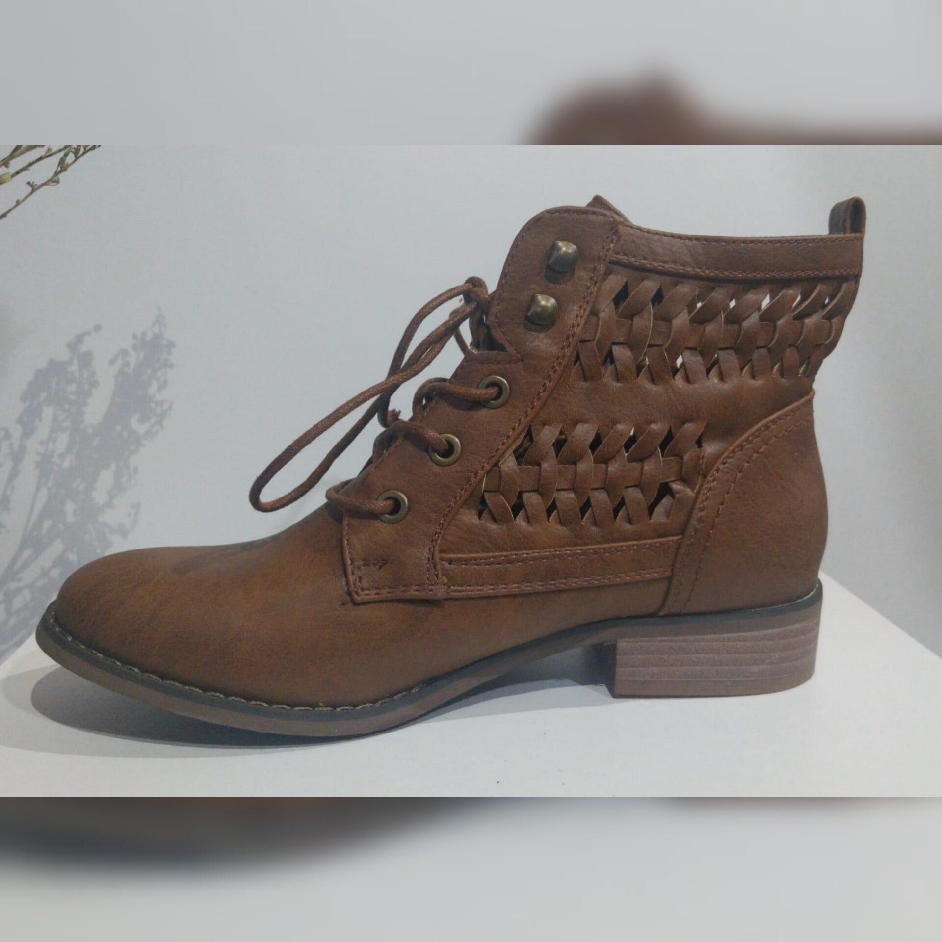 Botín Dama Newwalk Casual Color Camel